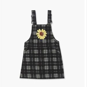 Forever 21 Girls - A knit overall dress with sunflower